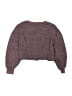 Z Supply Animal Print Burgundy Pullover Sweater Size 7 - 8 - photo 2