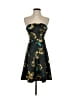 Guess Tropical Black Casual Dress Size 1 - photo 1