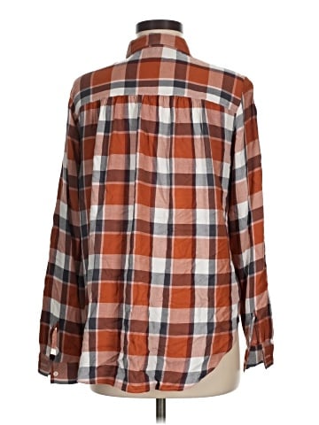 Ann Taylor LOFT Outlet Long Sleeve Button-Down Shirt (view 2)
