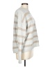 American Eagle Outfitters Stripes Silver Pullover Sweater Size L - photo 4
