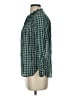 J.Crew 100% Cotton Checkered-gingham Green Long Sleeve Blouse Size 00 - photo 5