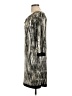 Barcelino Graphic Gray Casual Dress Size L - photo 5