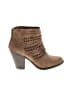 Fergalicious Tan Brown Ankle Boots Size 8 1/2 - photo 1