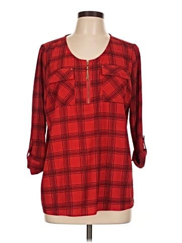 Cathy 3/4 Sleeve Blouse (view 1)