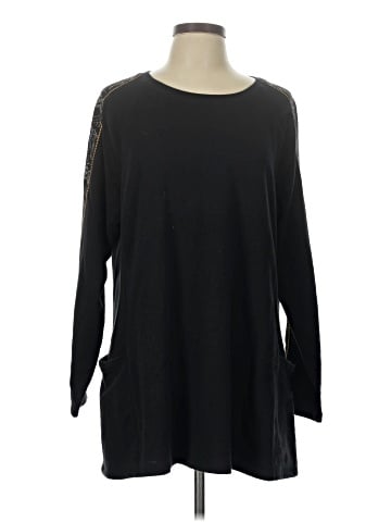 Susan Graver Long Sleeve Top (view 1)