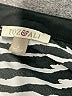 Roz & Ali 100% Polyester Stripes Black Short Sleeve Blouse Size L - photo 7