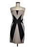 Aryn K. 100% Polyester Graphic Gray Cocktail Dress Size M - photo 1