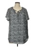 Assorted Brands Black Short Sleeve Blouse Size 10 - photo 1
