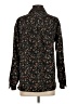 Max Studio 100% Polyester Floral Black Long Sleeve Blouse Size XS - photo 2
