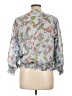 NANETTE Nanette Lepore 100% Polyester Blue 3/4 Sleeve Blouse Size L - photo 2