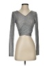 Olia Gray Long Sleeve Top Size S - photo 1