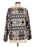 Unbranded 100% Polyester Blue Long Sleeve Blouse Size M - photo 1