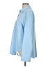 Unbranded 100% Polyester Blue Long Sleeve Blouse Size L - photo 5