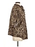 Shein Animal Print Brown 3/4 Sleeve Blouse Size 8 - 10 - photo 4