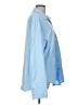 Unbranded 100% Polyester Blue Long Sleeve Blouse Size L - photo 4