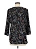 Dex Black 3/4 Sleeve Blouse Size M - photo 2