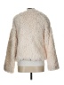Mystree 100% Polyester Ivory Faux Fur Jacket Size L - photo 2