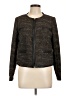 Ecru 100% Polyester Tweed Brown Jacket Size L - photo 1