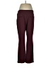 Cato Solid Burgundy Active Pants Size L - photo 2