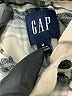 Gap 100% Cotton Plaid Silver Long Sleeve Button-Down Shirt Size M - photo 7