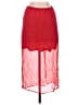 J.Crew 100% Cupro Red Casual Skirt Size XXS - photo 1