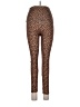 Emily Hsu Designs Animal Print Brown Leggings Size L - photo 1