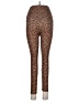 Emily Hsu Designs Animal Print Brown Leggings Size L - photo 2