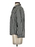Eddie Bauer Checkered-gingham Black 3/4 Sleeve Button-Down Shirt Size S (petite) - photo 5