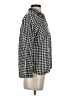 Eddie Bauer Checkered-gingham Black 3/4 Sleeve Button-Down Shirt Size S (petite) - photo 4