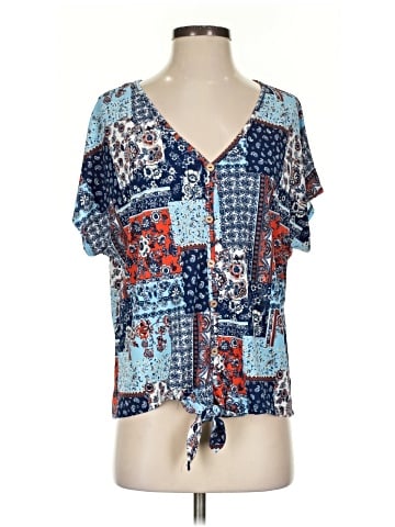 Lavish Short Sleeve Blouse (view 1)