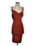 Here Comes the Sun Solid Brown Cocktail Dress Size S - photo 1