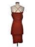 Here Comes the Sun Solid Brown Cocktail Dress Size S - photo 2