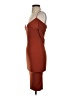 Here Comes the Sun Solid Brown Cocktail Dress Size S - photo 5
