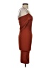 Here Comes the Sun Solid Brown Cocktail Dress Size S - photo 4