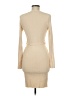 Shein 100% Polyester Tan Casual Dress Size 6 - photo 2