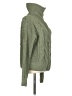 Hippie Rose 100% Polyester Green Turtleneck Sweater Size XS - photo 4