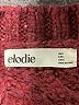 Elodie Burgundy Pullover Sweater Size L - photo 7