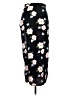 Topshop 100% Viscose Floral Black Casual Skirt Size 4 - photo 2