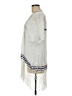 Elan 100% Rayon Ivory Kimono One size - photo 5
