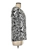 Fashion Bug 100% Polyester Paisley Silver Short Sleeve T-Shirt Size M - photo 4
