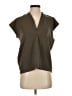Zara Brown Short Sleeve Blouse Size S - photo 1