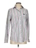 Faconnable Stripes Pink Long Sleeve Button-Down Shirt Size 4 - photo 1