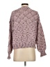 Unbranded 100% Polyester Tweed Pink Pullover Sweater Size S - photo 2