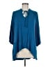 Assorted Brands Blue Teal Poncho Size M - photo 1