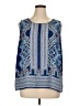Ava Christine 100% Polyester Blue Sleeveless Blouse Size 1X - photo 1