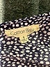 Cotton Bleu 100% Rayon Polka Dots Blue Romper Size S - photo 4