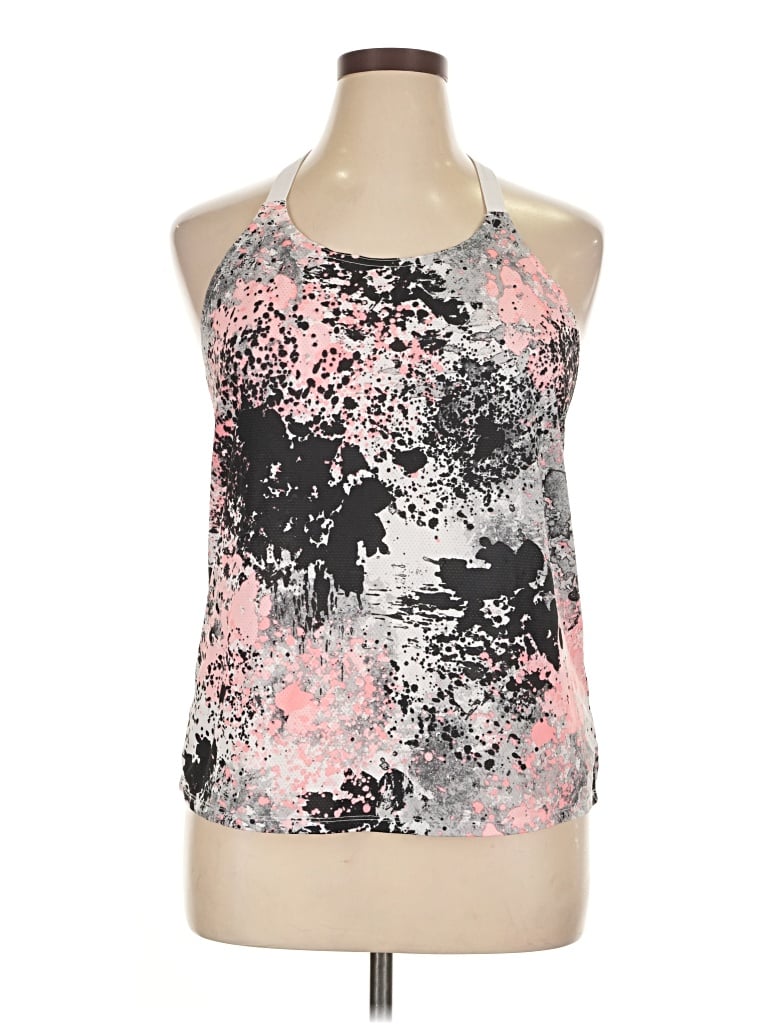 Pre-owned Fabletics Tank Top Pink Halter Neckline Tops