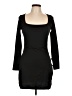 Shein Solid Black Casual Dress Size L - photo 1