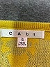 CAbi Animal Print Yellow Pullover Sweater Size S - photo 7