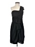 BCBGMAXAZRIA 100% Polyester Solid Black Cocktail Dress Size 4 (petite) - photo 1